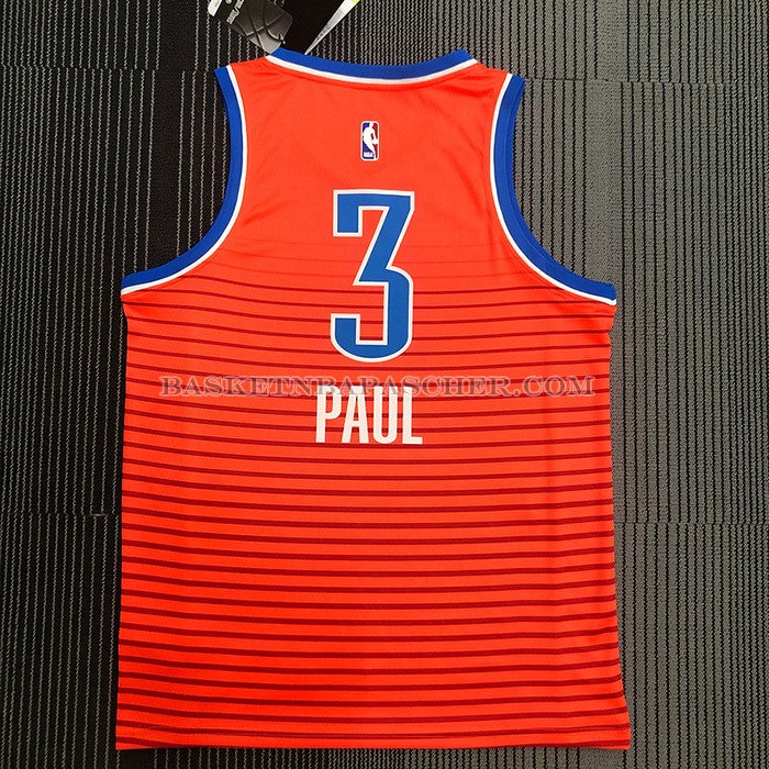 Maillot Oklahoma City Thunder Chris Paul NO 3 Statement 2021 Orange